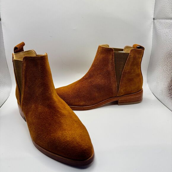 Nisolo Chelsea Boots Women?s Size 6 Nutmeg Suede Leather | New in Box - Picture 1 of 5